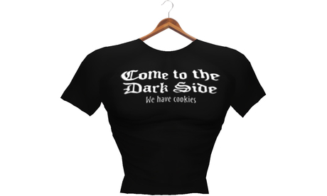 Second Life Marketplace - Mactavish's T-shirt Dark Side Black